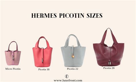 hermes picotin.|Hermes picotin size chart.